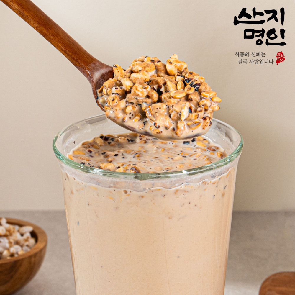 [산지명인] 통곡물 시리얼 미숫가루 500g 곡물 100%