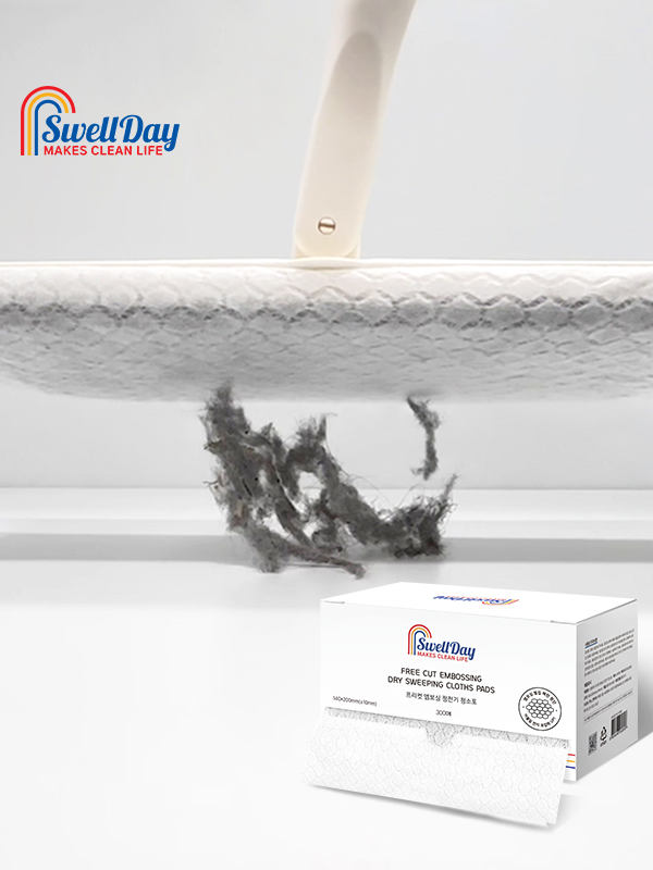 스웰데이 프리미엄 엠보싱 정전기 청소포 300매입
