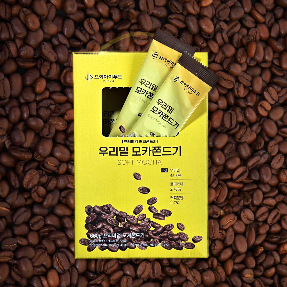 [선물포장] 이담푸드 우리밀 모카 쫀드기 대표이미지 섬네일