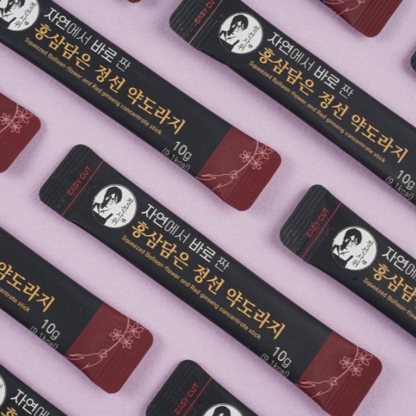정선사위 홍삼담은 정선 약도라지 스틱 국산 수제 홍삼약도라지청 300g