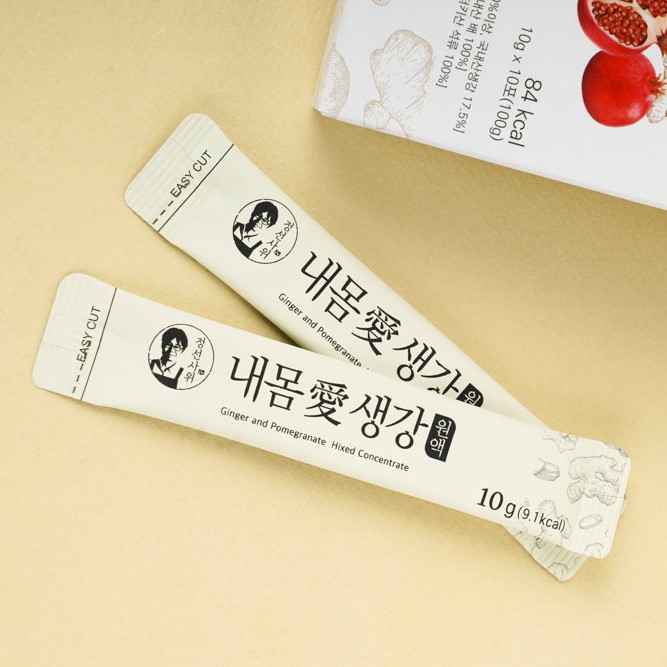 정선사위 석류와 배를 담은 생강스틱 수제생강청 스틱 300g