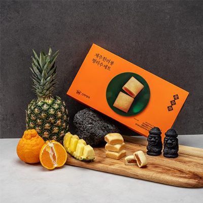 신라명과 제주 한라봉펑리수 선물세트 30g*8개입(전용쇼핑백 증정) 대표이미지 섬네일
