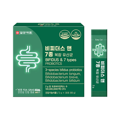 [일양약품] 비피더스 앤 7종 복합유산균 2g X 30포