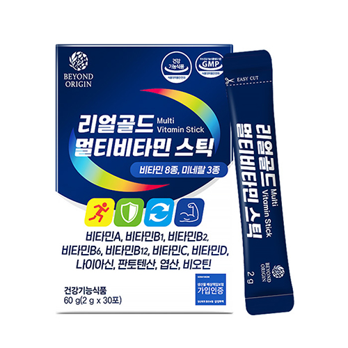 [비욘드오리진] 리얼골드 멀티비타민스틱 2g x 30포