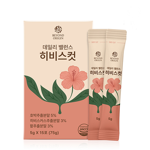 [비욘드오리진] 데일리 밸런스 히비스컷 붓기차 5g x 15포