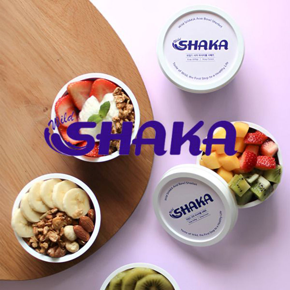 [와일드샤카] 아사이베리 아사이볼 샤베트 퓨레 100g*6개