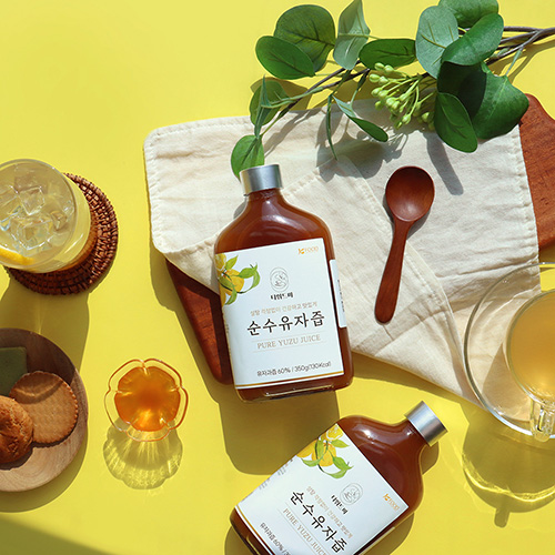 건강한 고흥 알룰로스 순수유자즙 1병 저당 건더기없는유자청