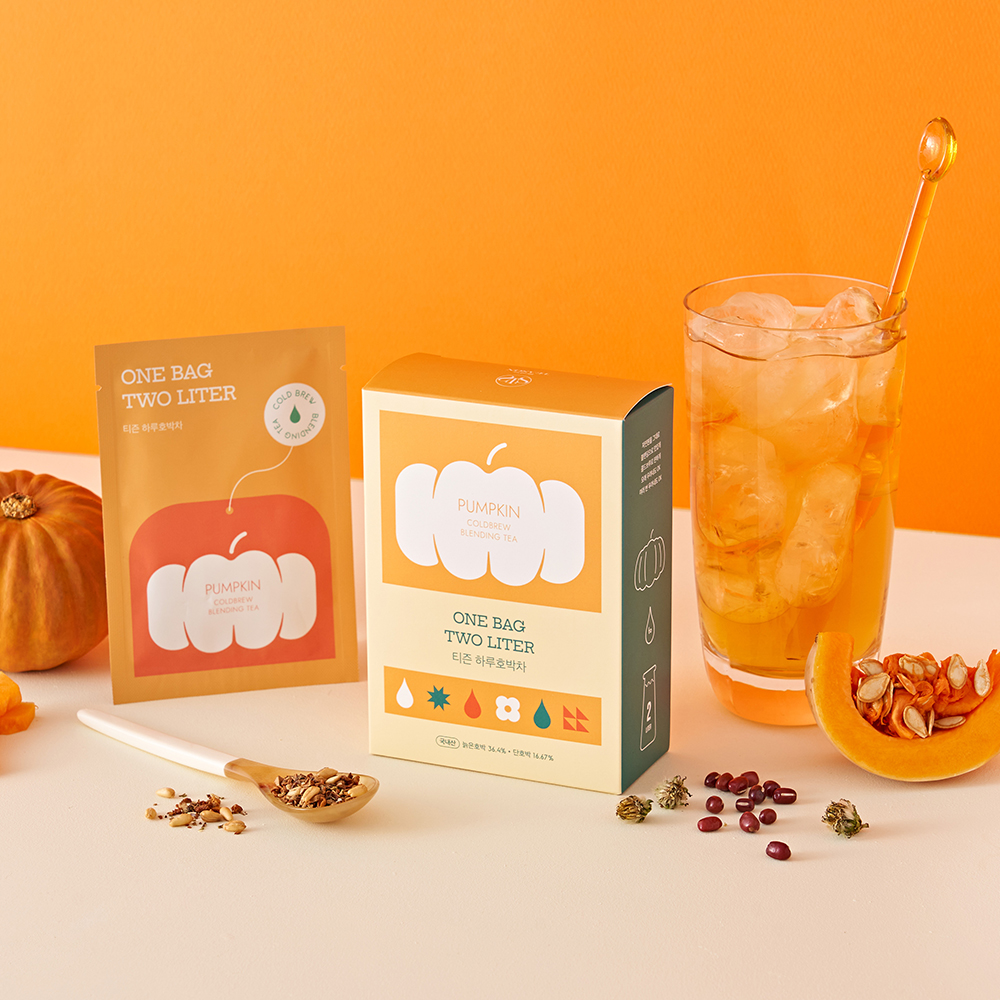 티즌 찬물에 마시는 하루호박차