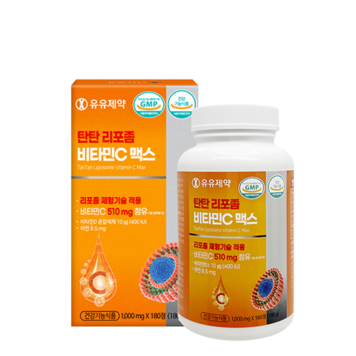 [유유제약] 탄탄 리포좀 비타민C 맥스 180정 (6개월분)