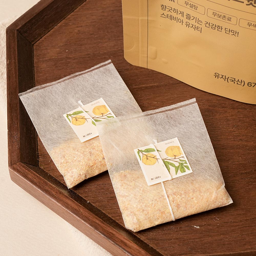 고흥 유자스윗티 1팩 스테비아 유자차 선물