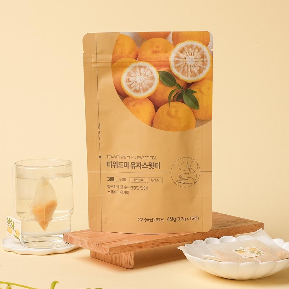 고흥 유자스윗티 1팩 스테비아 유자차 선물