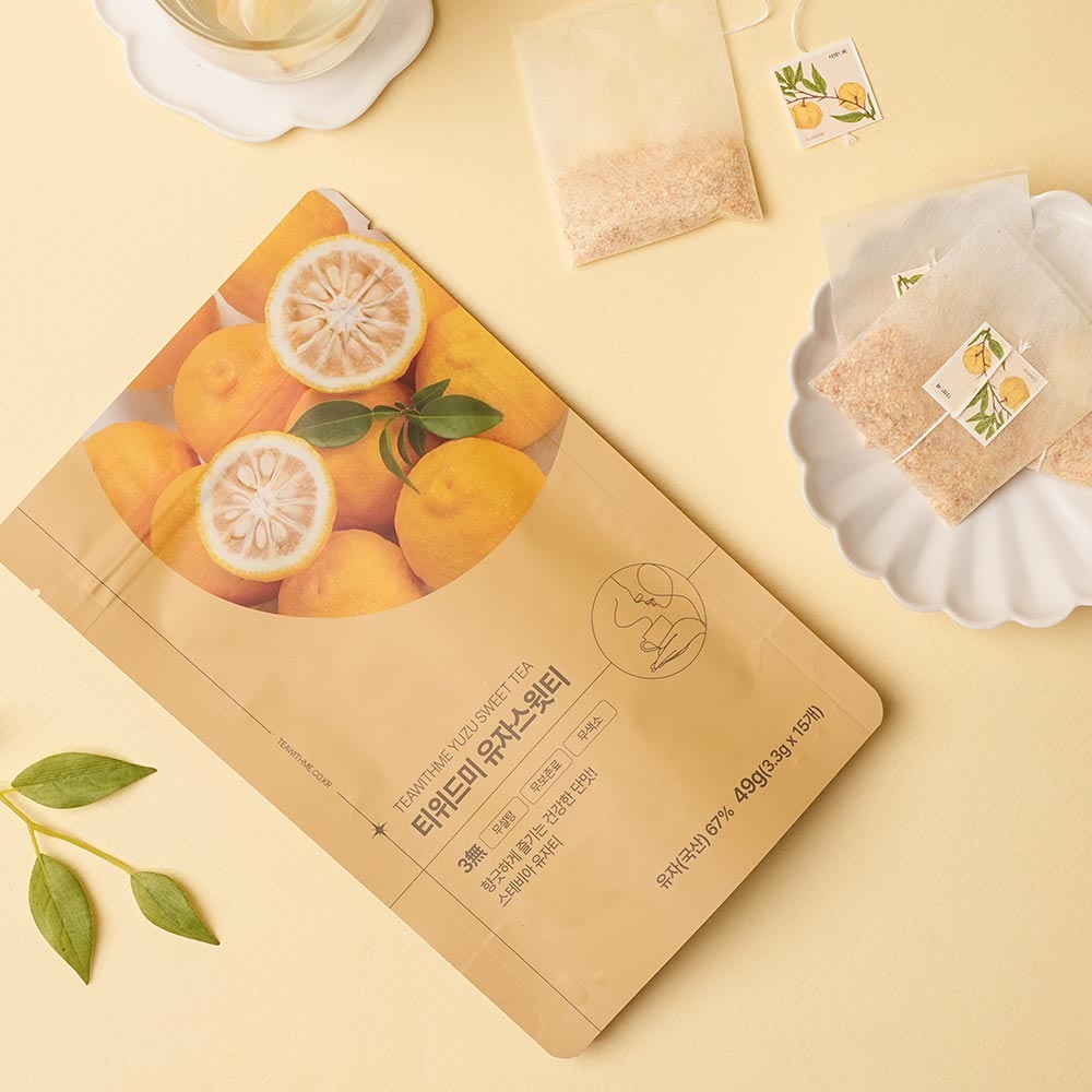 고흥 유자스윗티 1팩 스테비아 유자차 선물 대표이미지 섬네일