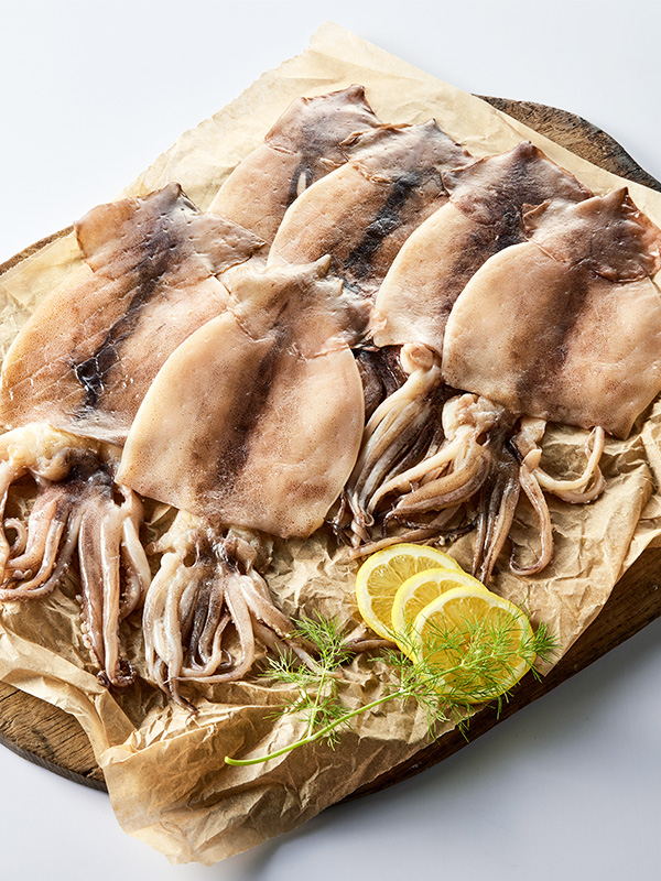 손질 오징어 (4~6미/600g)