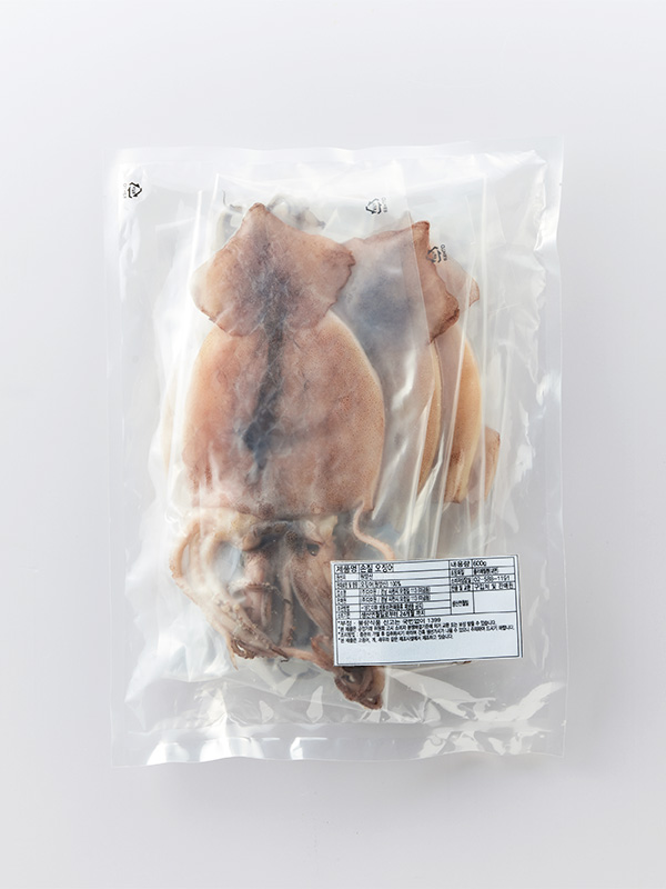 손질 오징어 (4~6미/600g)