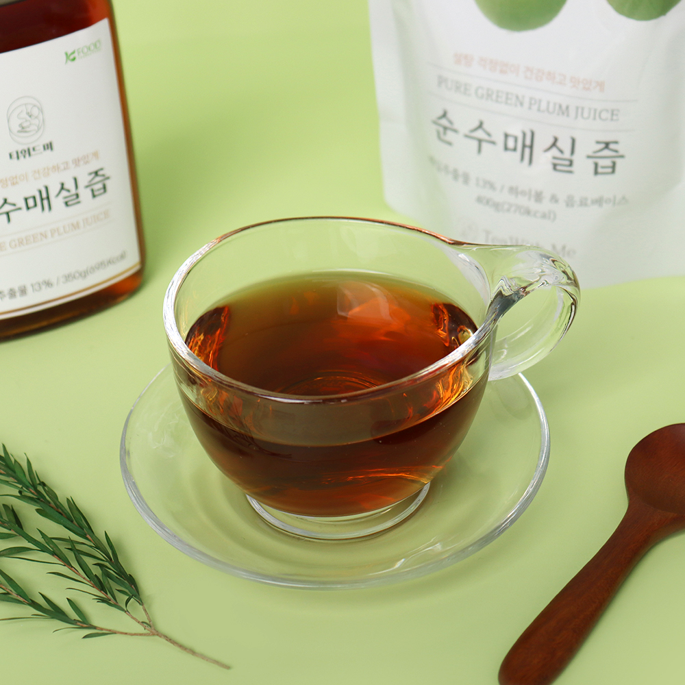 저당 알룰로스 순수매실즙 1팩 400g 매실청 소스