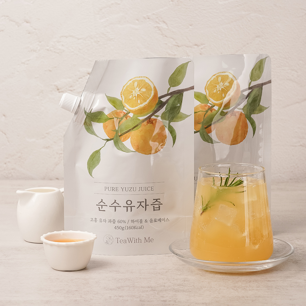 고흥 저당 순수유자즙 1팩 450g 알룰로스 건더기없는유자청