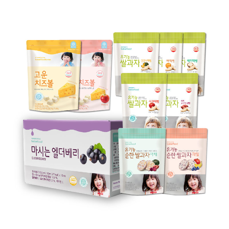 베베푸드 우리 아이 간식세트 4종