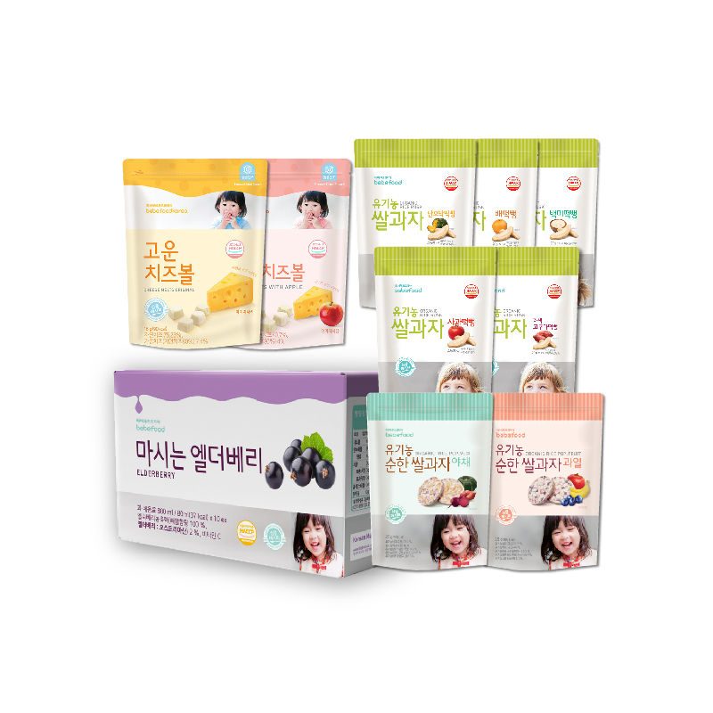 베베푸드 우리 아이 간식세트 4종 대표이미지 섬네일