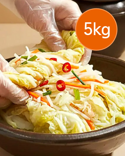 100% 국내산 백김치 1kg