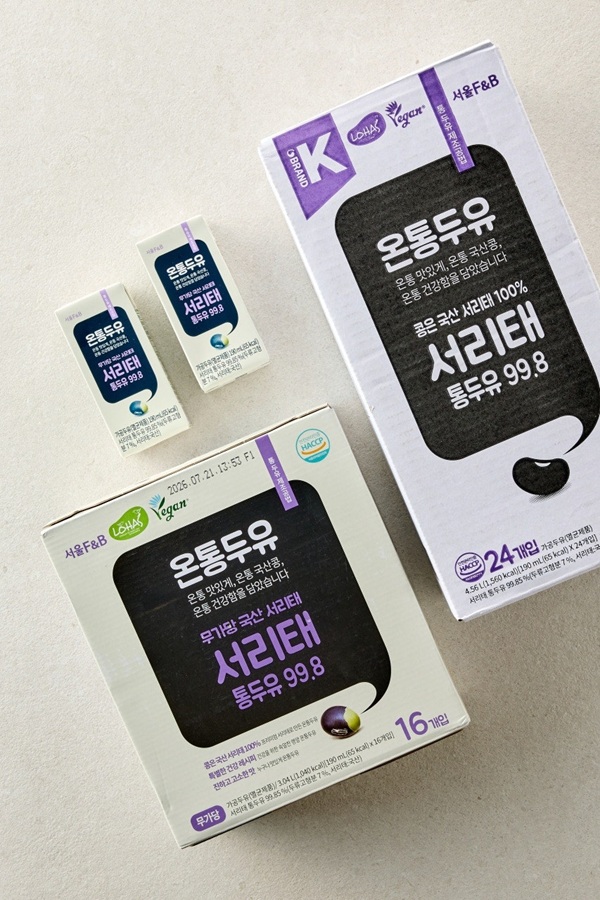 무가당 온통두유 서리태 통두유 99.8 190mL(16입/24입)