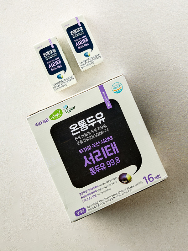 무가당 온통두유 서리태 통두유 99.8 190mL(16입)
