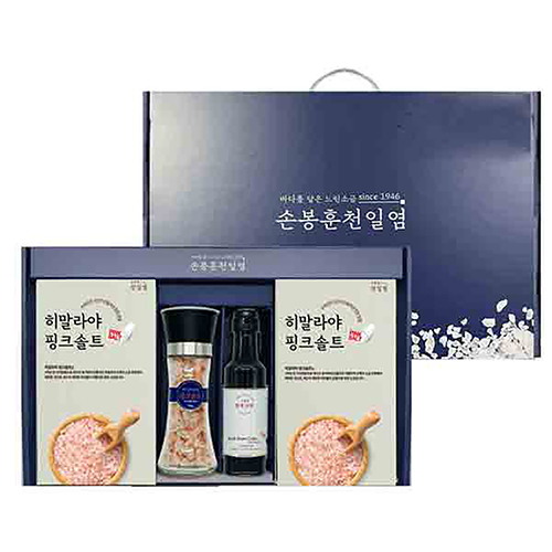 손봉훈천일염 핑크시즈닝 4종 선물세트