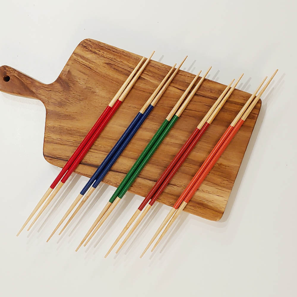 야마치쿠 양면 요리용 대나무 젓가락 33cm 5color