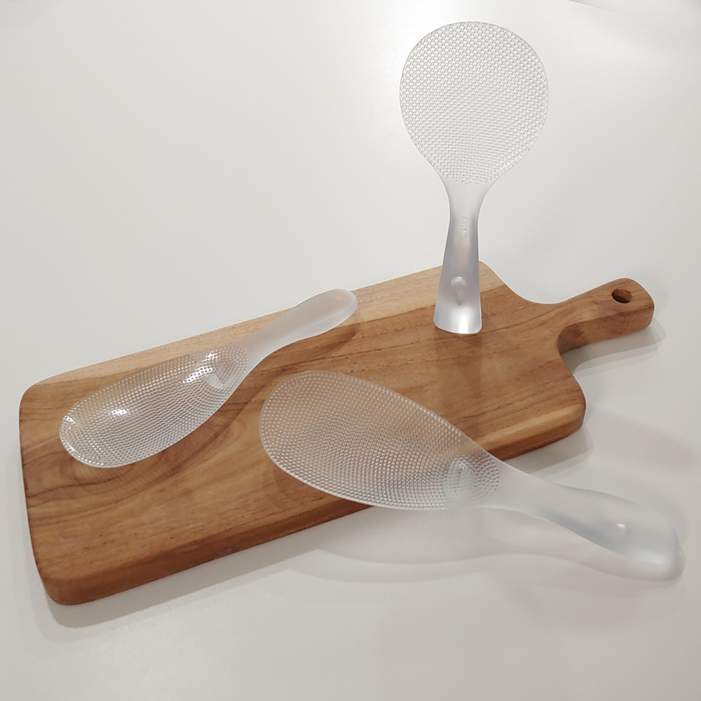 마나 투명 엠보싱 프리미엄 밥주걱 3type