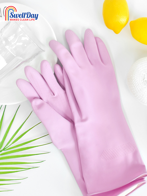 스웰데이 천연 라텍스 고무장갑 3켤레