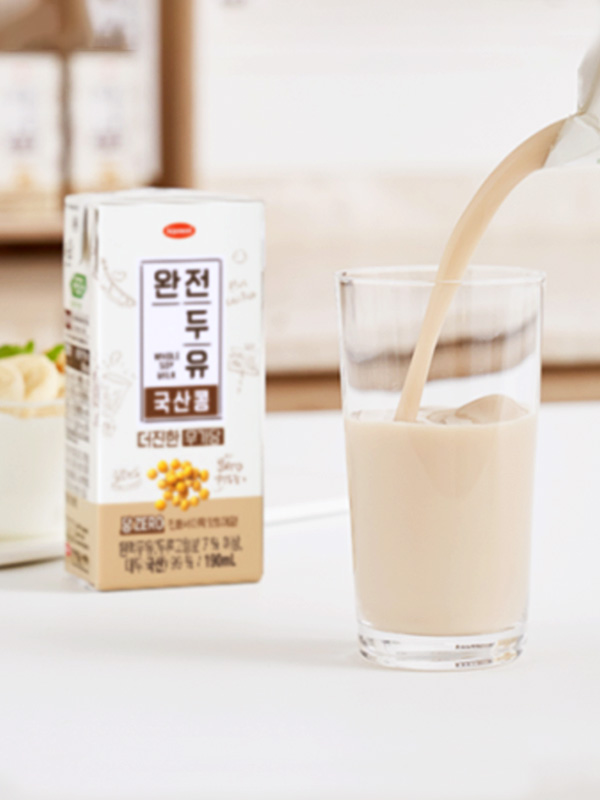 [입점특가] 완전두유 더진한 국산콩 무가당(190ml x 16입) 대표이미지 섬네일
