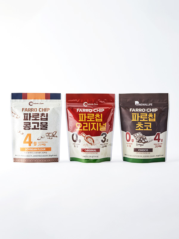 칼로리케어 파로칩 (콩고물,오리지날,초코/20g)