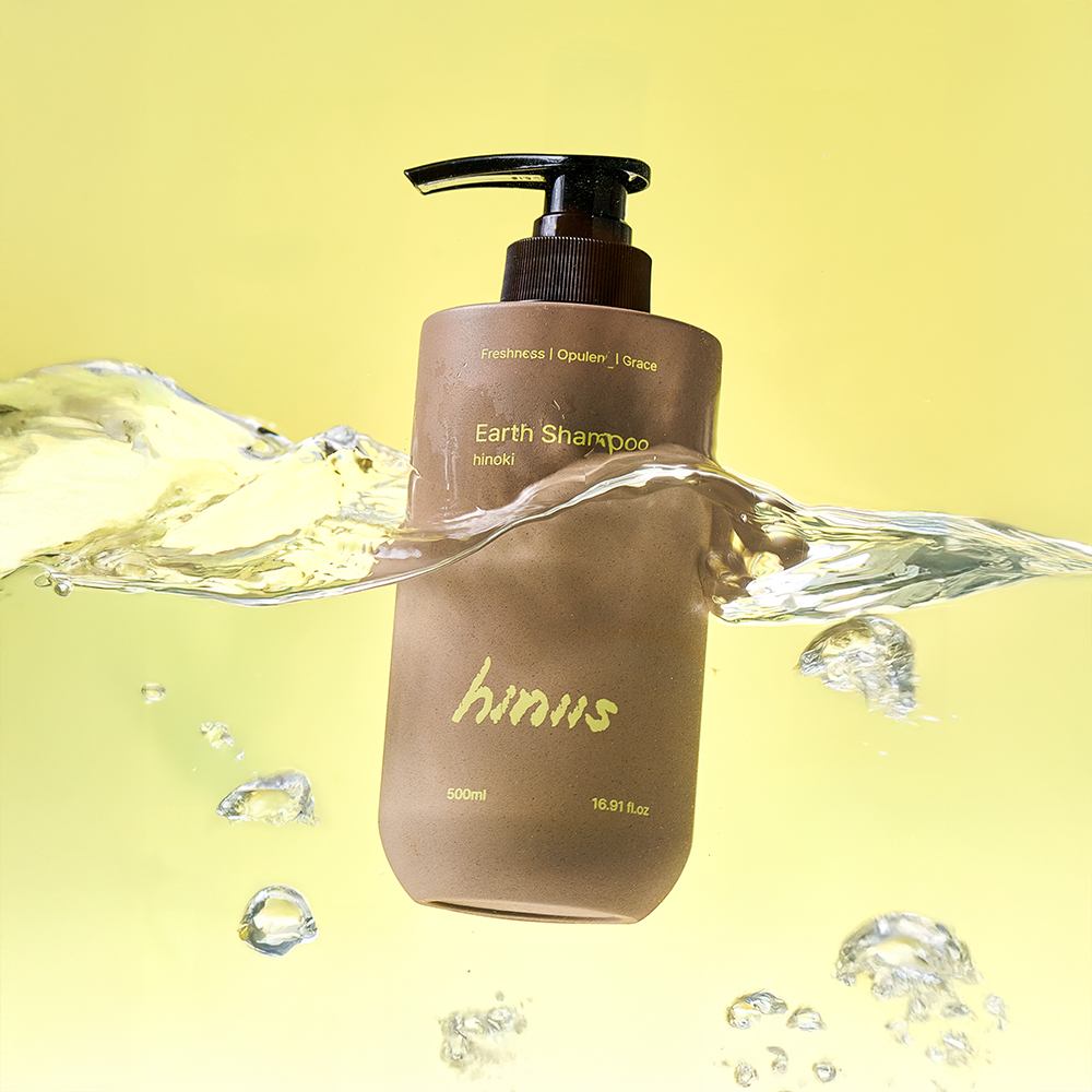 [히니스] 어스 샴푸(500ml) 편백수 45% 탈모 관리 두피 영양 케어