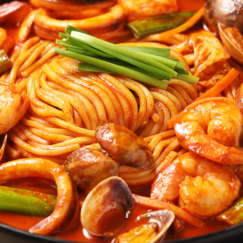 쿡솜씨 해물짬뽕 생면 짬뽕 밀키트 1인분 (냉동보관)