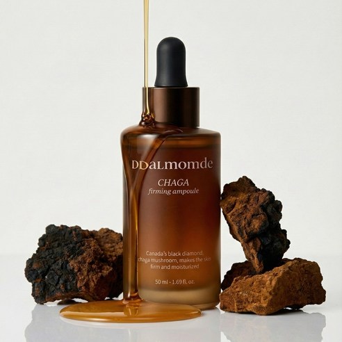 [홀리데이] 딸맘드 차가버섯 베타글루칸 판테놀 주름 탄력 비건 재생 앰플 50ml