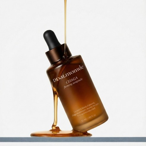 [홀리데이] 딸맘드 차가버섯 베타글루칸 판테놀 주름 탄력 비건 재생 앰플 50ml