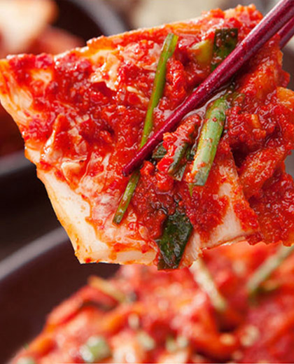 100% 국산원재료 강화섬 배추김치 겉절이 2kg