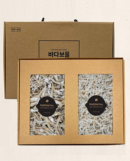 고급 저염 멸치 2종 선물세트