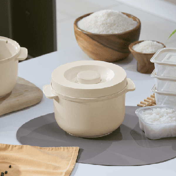 홍여진의 하이로 건강 저당밥솥 본품 1개 + 밀폐용기 4세트