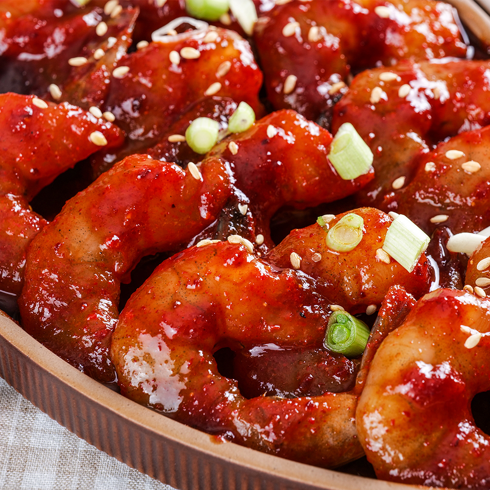 [오성게장] 먹기편한 깐 새우장 350g