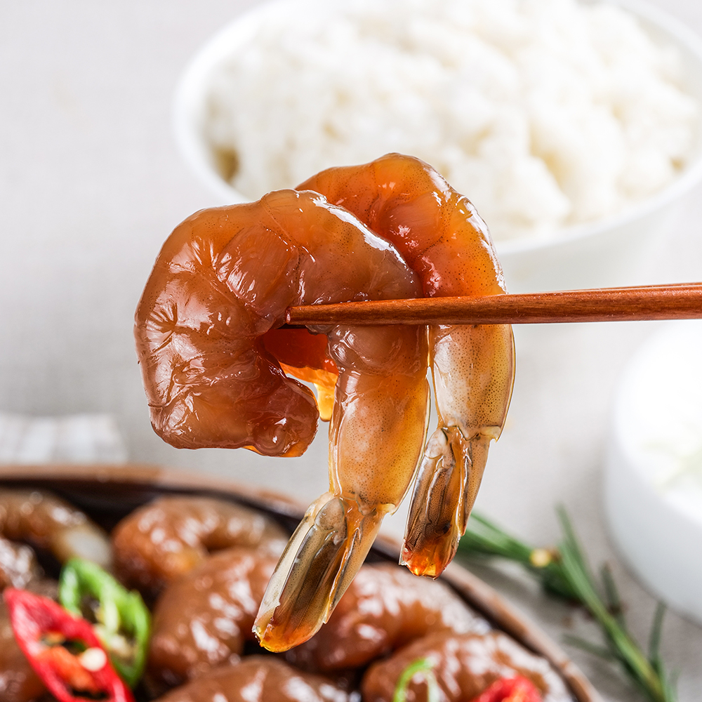 [오성게장] 먹기편한 깐 새우장 350g