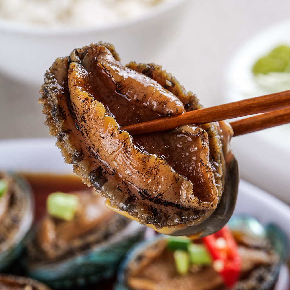 [오성게장] 국내산 완도 활 전복장 1kg