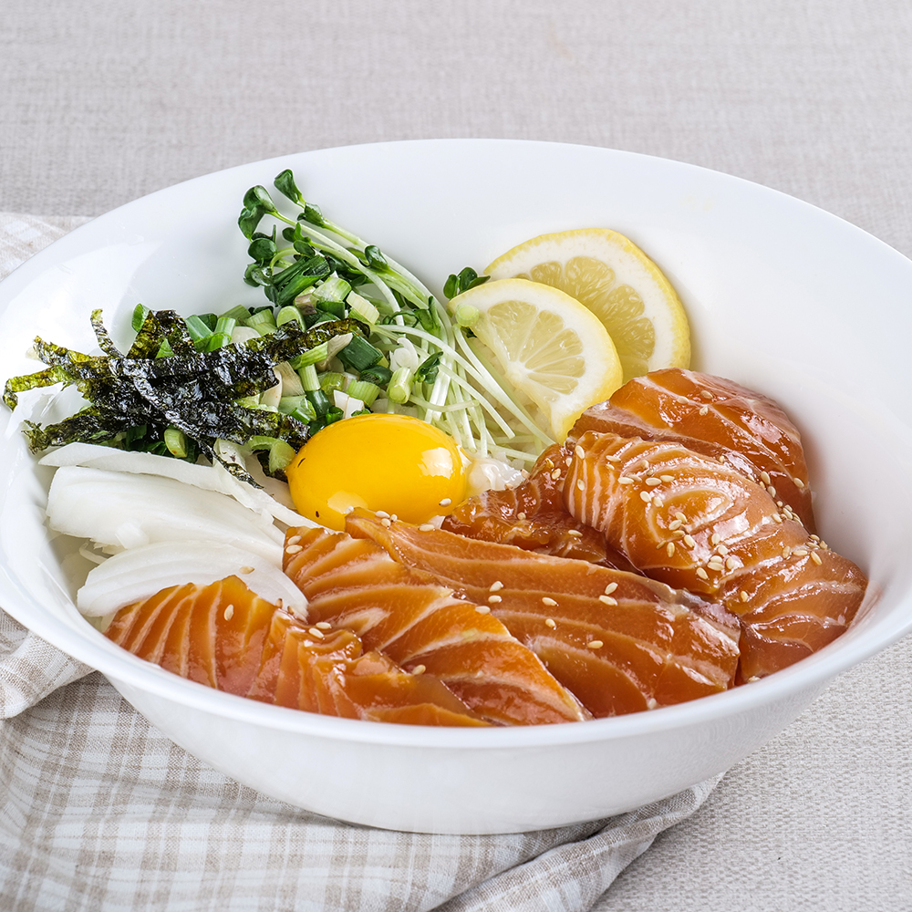 [오성게장] 노르웨이직송 슈페리어급 저염 생연어장 350g