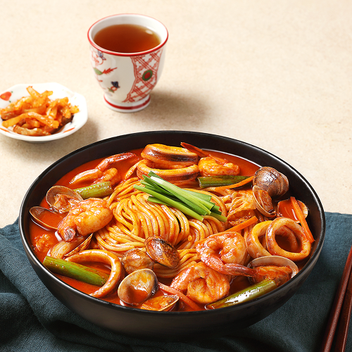 쿡솜씨 해물짬뽕 생면 짬뽕 밀키트 4팩 (냉동보관) 대표이미지 섬네일