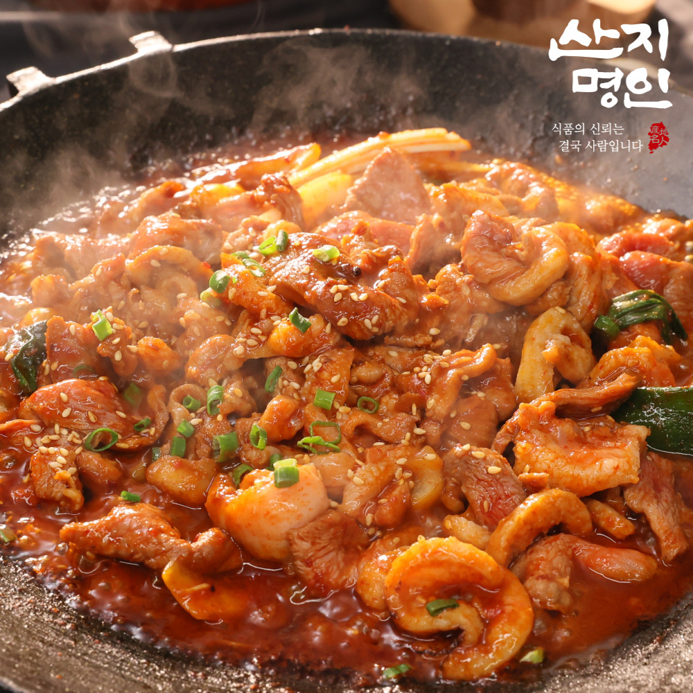 [산지명인] 오리주물럭 500g 무항생제 1등급 국내산 당일도축 당일생산