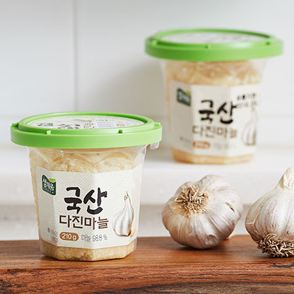 토종 햇 다진마늘 (210g)