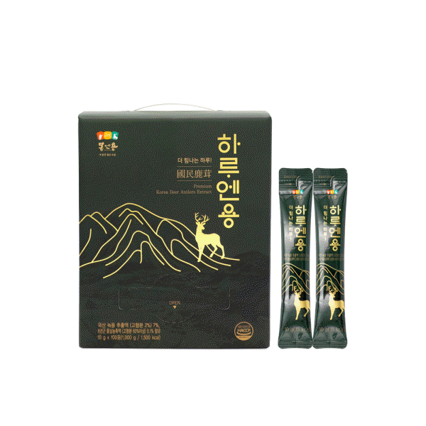 [이순재 녹용] 가성비 녹용홍삼 하루엔용 스틱 10ml x 100포