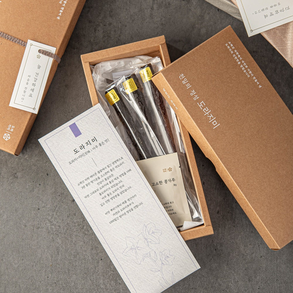 국산 도라지 정과 감사 명절 상견례 선물 세트 110g