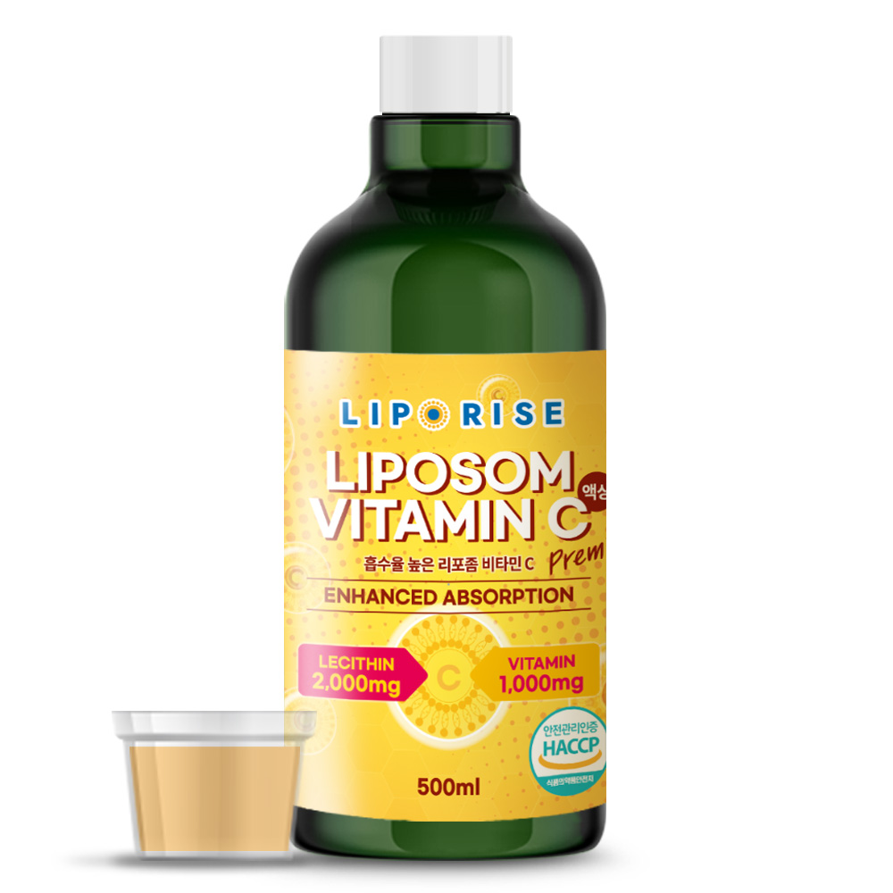 리포라이즈 리포좀 비타민C 액상 1000mg 500ml 리포조말 고함량 리포솜 비타민C