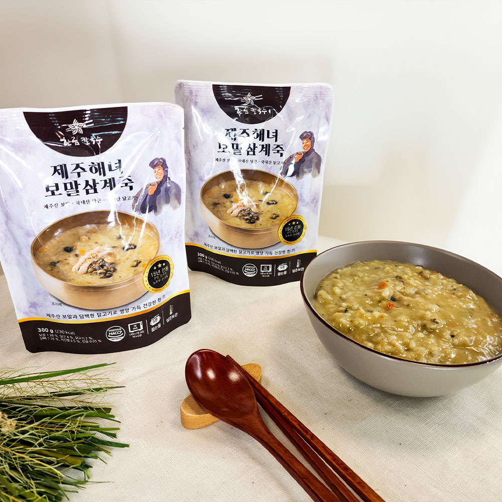 제주 해녀 보말 삼계죽 300g 제주특산품 제주보말 한림칼국수