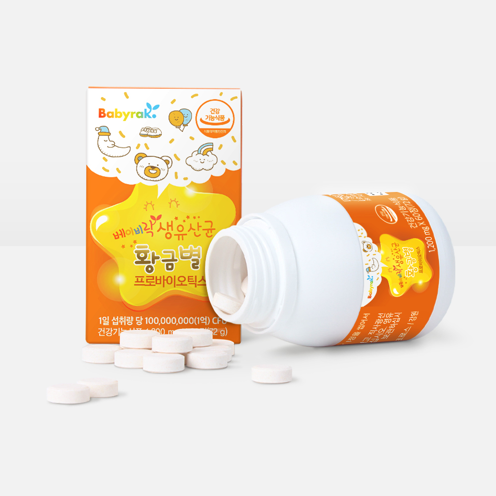 베이비락 생유산균 황금별 (60정)
